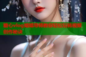糖心vlog姐姐导师教你轻松玩转视频创作秘诀