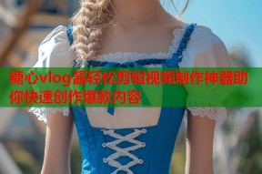 糖心vlog酱轻松剪辑视频制作神器助你快速创作爆款内容