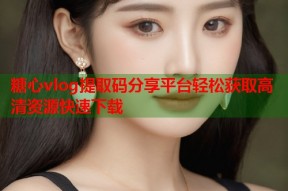 糖心vlog提取码分享平台轻松获取高清资源快速下载
