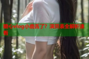 糖心vlog小鹿丢了？演员表全解析速看
