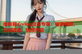谁有糖心vlog会员专享：独家视频、互动直播、优质内容