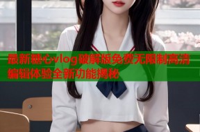 最新糖心vlog破解版免费无限制高清编辑体验全新功能揭秘