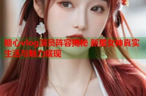 糖心vlog演员阵容揭秘 新星女神真实生活与魅力展现
