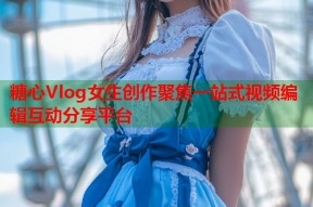 糖心Vlog女生创作聚焦一站式视频编辑互动分享平台