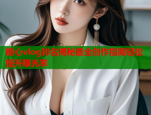 糖心vlog排名揭秘最全创作指南轻松提升曝光率  第1张