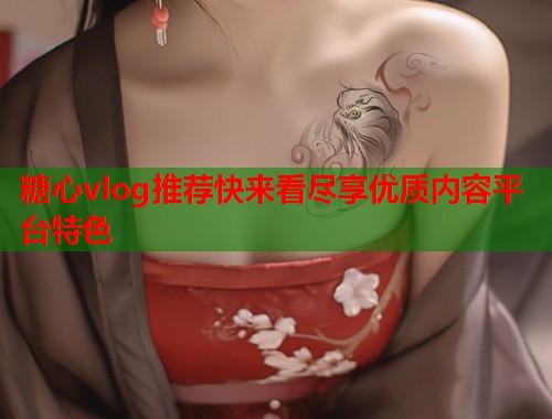 糖心vlog推荐快来看尽享优质内容平台特色  第1张