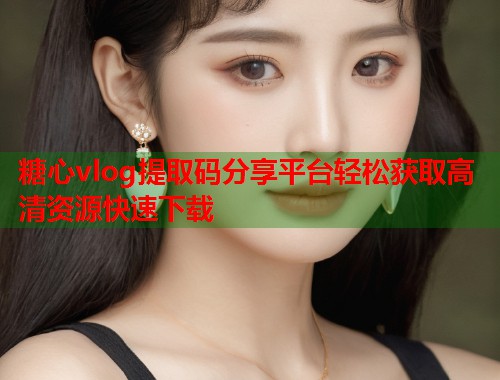 糖心vlog提取码分享平台轻松获取高清资源快速下载  第1张