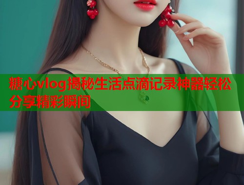 糖心vlog揭秘生活点滴记录神器轻松分享精彩瞬间  第1张