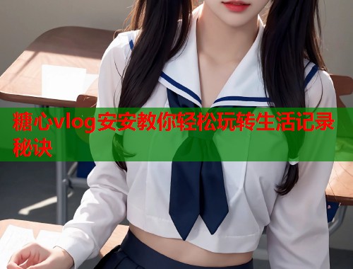 糖心vlog安安教你轻松玩转生活记录秘诀  第1张