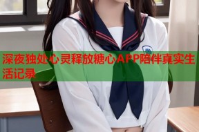 深夜独处心灵释放糖心APP陪伴真实生活记录