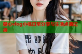 糖心vlog小桃日常分享与生活点滴记录