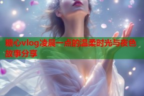 糖心vlog凌晨一点的温柔时光与夜色故事分享
