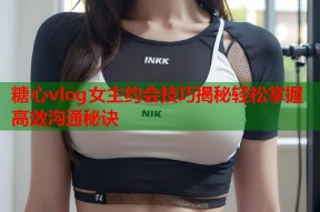 糖心vlog女主约会技巧揭秘轻松掌握高效沟通秘诀