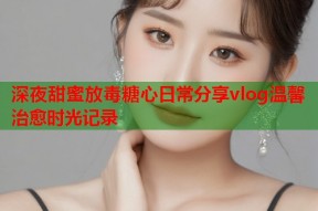 深夜甜蜜放毒糖心日常分享vlog温馨治愈时光记录