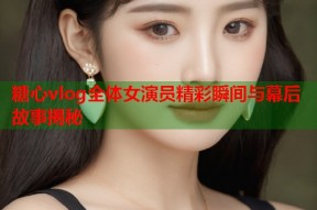 糖心vlog全体女演员精彩瞬间与幕后故事揭秘