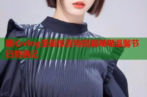 糖心vlog圣诞惊喜特别篇喵喵温馨节日奇遇记