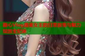 糖心Vlog最美女主的日常故事与魅力绽放全纪录