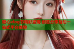 糖心vlog节精彩呈现 创意分享互动一站式平台体验