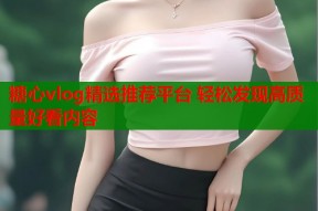 糖心vlog精选推荐平台 轻松发现高质量好看内容