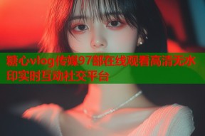 糖心vlog传媒97部在线观看高清无水印实时互动社交平台