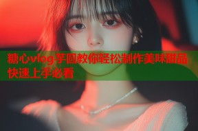 糖心vlog芋圆教你轻松制作美味甜品快速上手必看