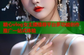 糖心vlog女主播推荐平台多功能创作推广一站式体验
