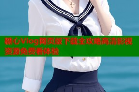 糖心Vlog网页版下载全攻略高清影视资源免费看体验