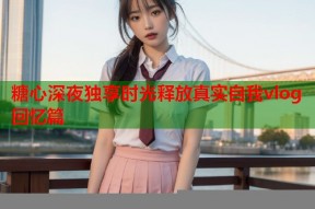糖心深夜独享时光释放真实自我vlog回忆篇