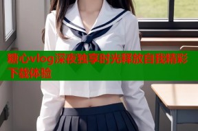 糖心vlog深夜独享时光释放自我精彩下载体验