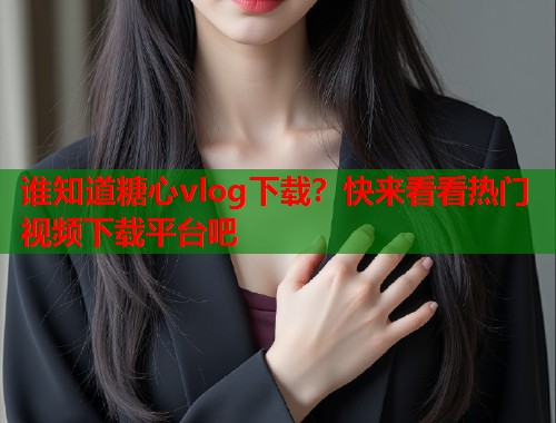 谁知道糖心vlog下载？快来看看热门视频下载平台吧  第2张