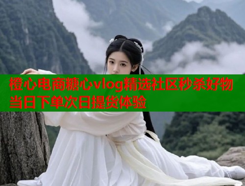 橙心电商糖心vlog精选社区秒杀好物 当日下单次日提货体验  第1张