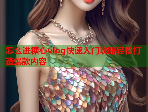 怎么进糖心vlog快速入门攻略轻松打造爆款内容  第1张