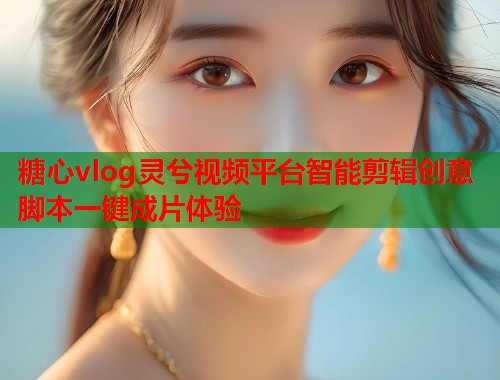 糖心vlog灵兮视频平台智能剪辑创意脚本一键成片体验  第1张