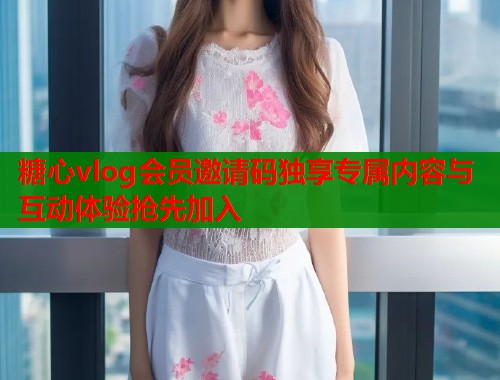 糖心vlog会员邀请码独享专属内容与互动体验抢先加入  第1张