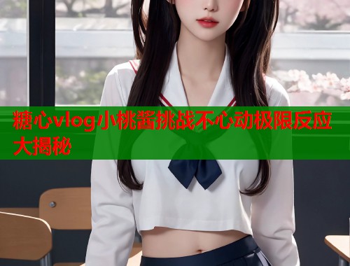 糖心vlog小桃酱挑战不心动极限反应大揭秘  第1张