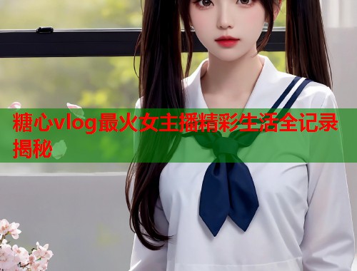 糖心vlog最火女主播精彩生活全记录揭秘  第2张
