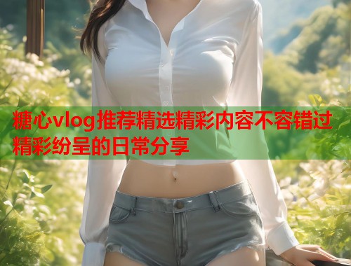 糖心vlog推荐精选精彩内容不容错过精彩纷呈的日常分享  第1张