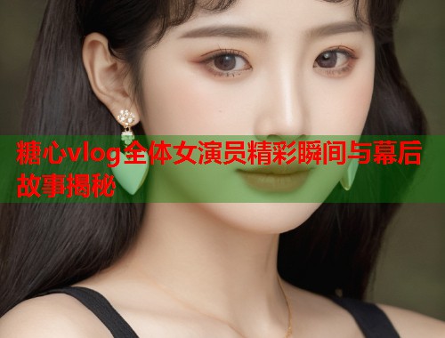 糖心vlog全体女演员精彩瞬间与幕后故事揭秘  第1张